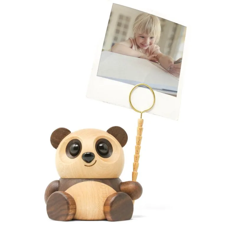 Chi Chi panda trefigur 8 cm valnøtt/lønn