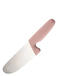 Chic Kids barnekniv 11 cm børstet stål/rosa
