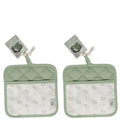 Chic Kids gryteklut 17,5x17,5 cm 2 stk dinosaur