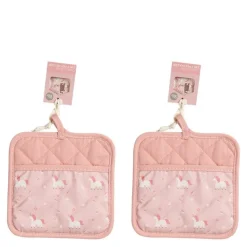 Chic Kids gryteklut 17,5x17,5 cm 2 stk enhjørning