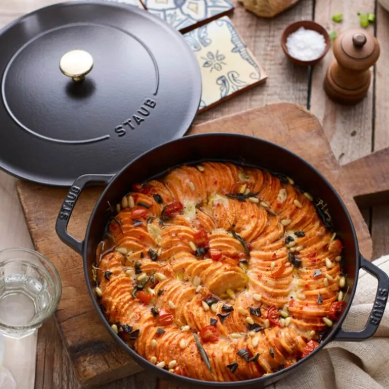 Chistera sautépanne 28 cm 3,7L svart