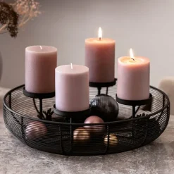 Christmas Chic adventstake 41x40 cm svart