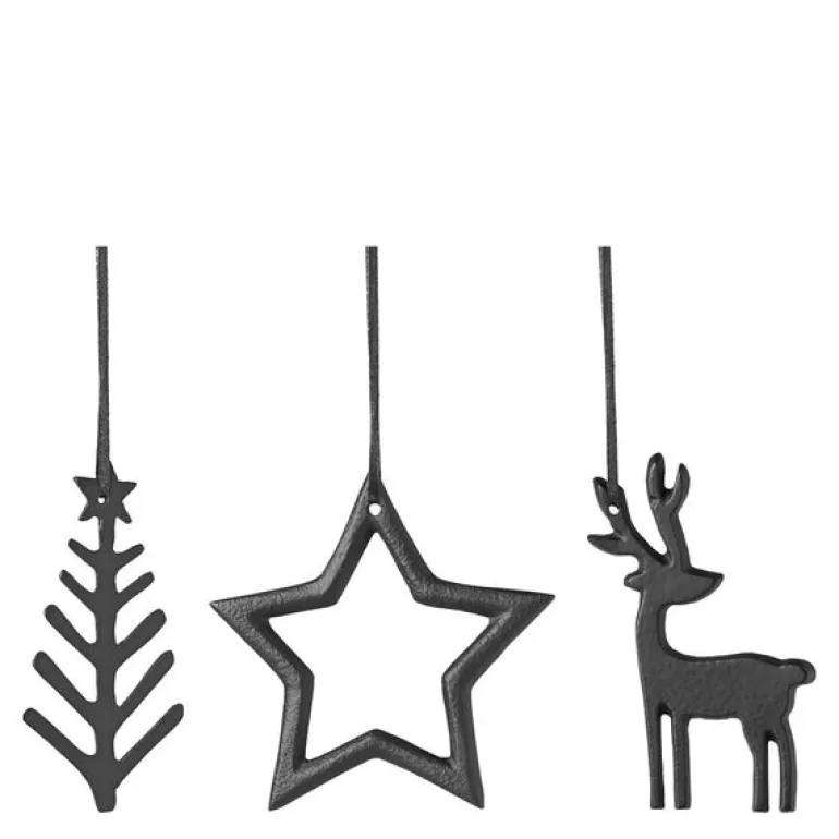 Christmas Chic Decor ornament 3 stk