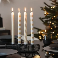 Christmas Chic oval adventstake 29x13 cm svart