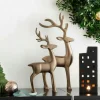 Christmas Chic rådyr 36 cm gull/gyllen