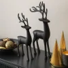 Christmas Chic Rådyr 36 cm svart