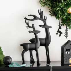 Christmas Chic Rådyr 36 cm svart