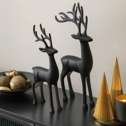 Christmas Chic Rådyr 44 cm svart