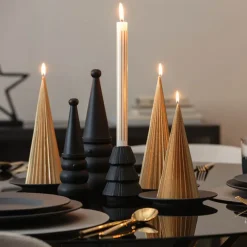 Christmas Chic snømann 25,5 cm svart