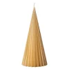 Christmas Chic Tre stearinlys 20 cm 3 stk hvit/gull