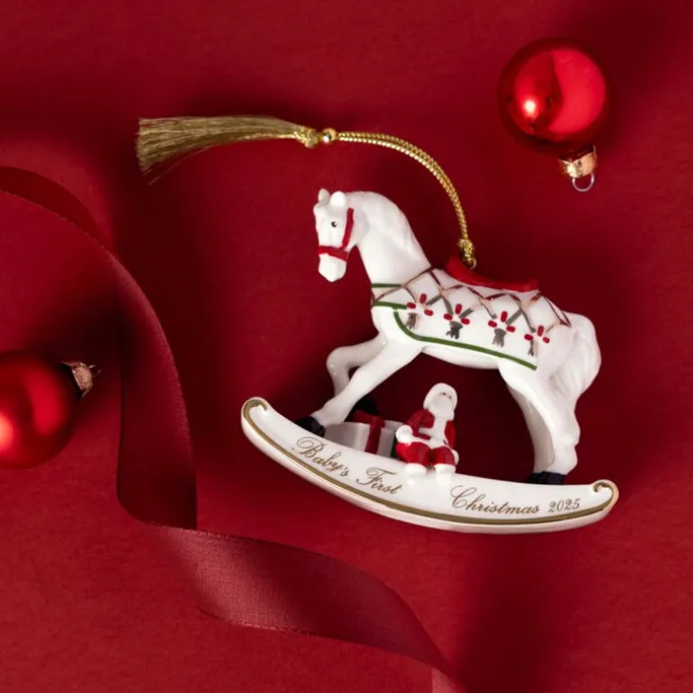 Christmas Classic juletrepynt gyngehest 9 cm