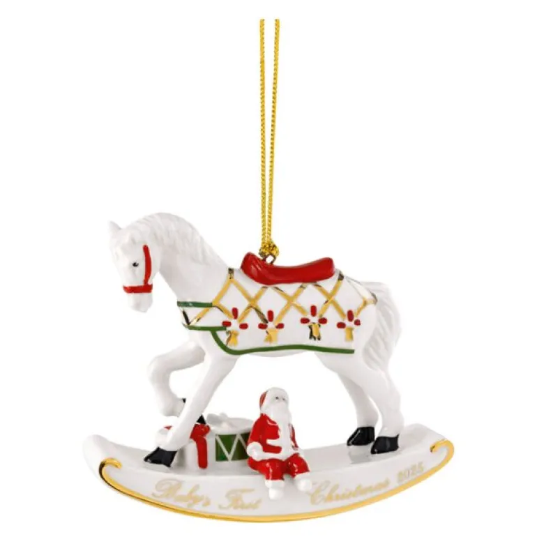 Christmas Classic juletrepynt gyngehest 9 cm