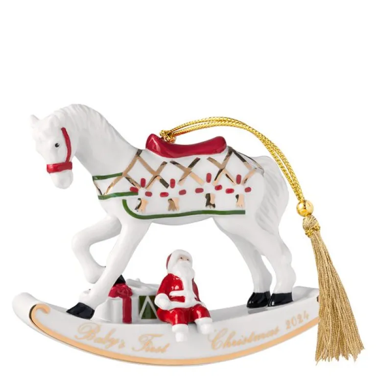 Christmas Classic juletrepynt gyngehest 10 cm