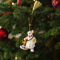 Christmas Classic ornament snømann 2026 gull