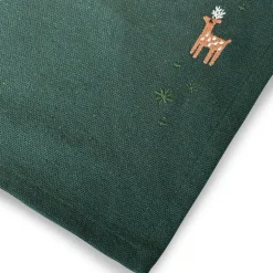 Christmas Fable dekkebrikker Reinsdyr 49x32 cm grønn