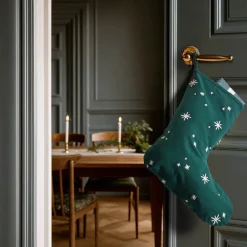 Christmas Fable julestrømpe 45 cm grønn