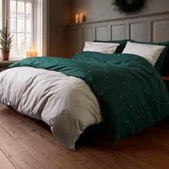 Christmas Fable sengetøy 140x200 cm grønn