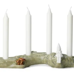 Christmas Tales adventsstake H10 cm hvit