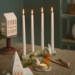 Christmas Tales adventsstake H10 cm hvit