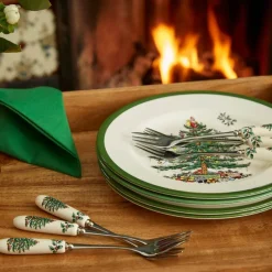 Christmas Tree dessertgafler 15 cm 6 stk