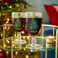 Christmas Tree gobletglass 45 cl 4 stk