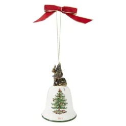 Christmas Tree juletrepynt klokke 10,2x6,6 cm