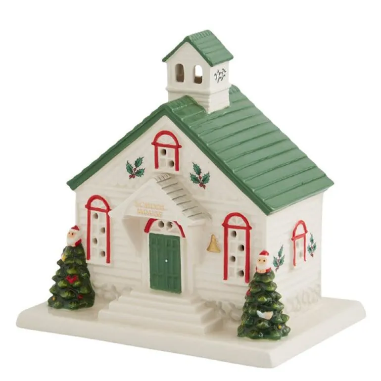 Christmas Tree skole LED lykt 14,5x13,7x11 cm