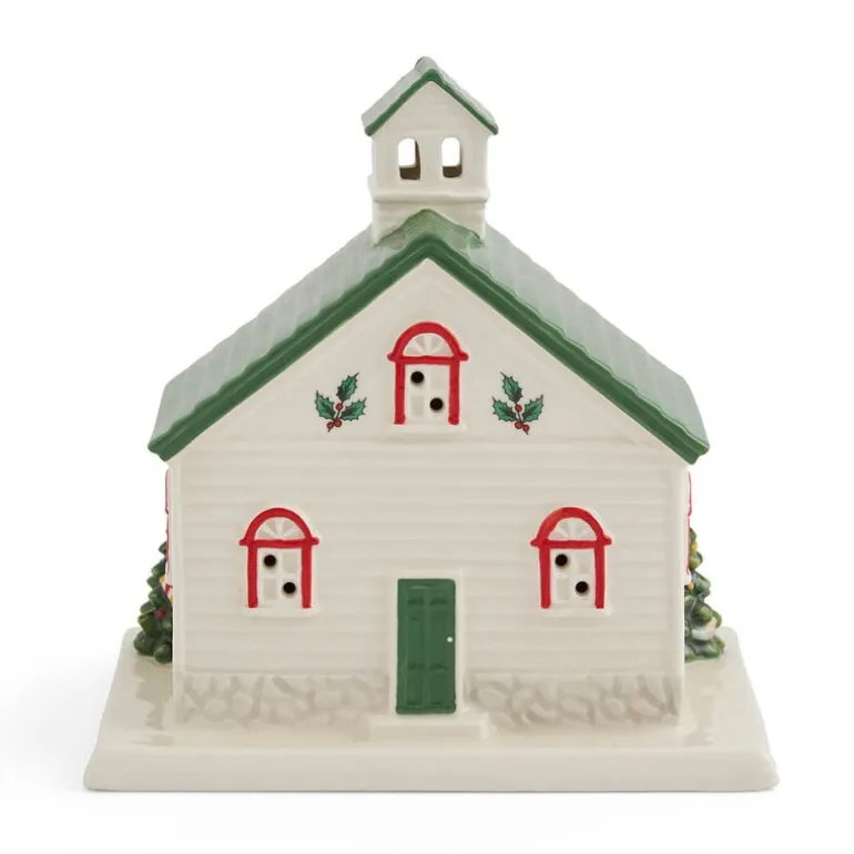 Christmas Tree skole LED lykt 14,5x13,7x11 cm