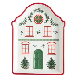 Christmas Village fat 18 cm rød