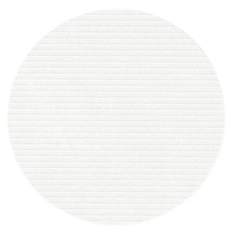Circle Corduroy glassbrikke 10 cm Pure White