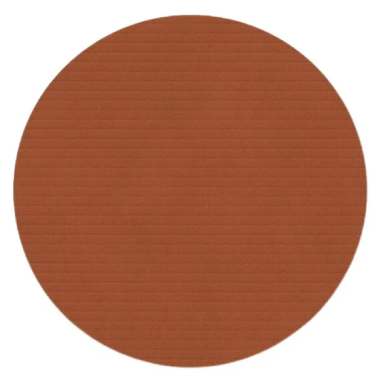Circle Corduroy glassbrikke 10 cm Rust