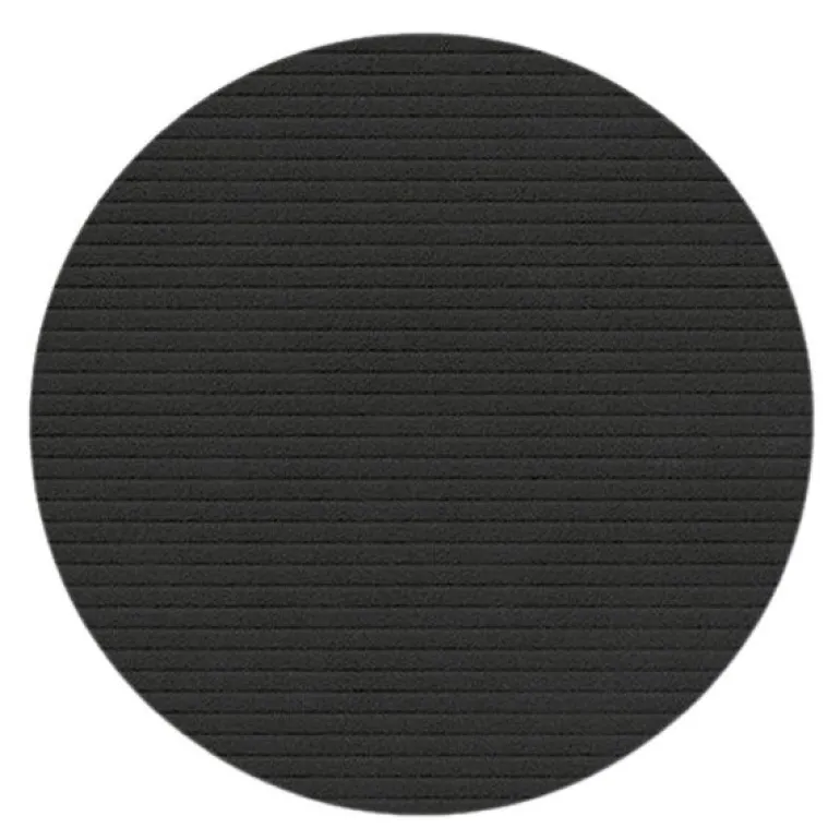 Circle Corduroy glassbrikke 10 cm Black Ink