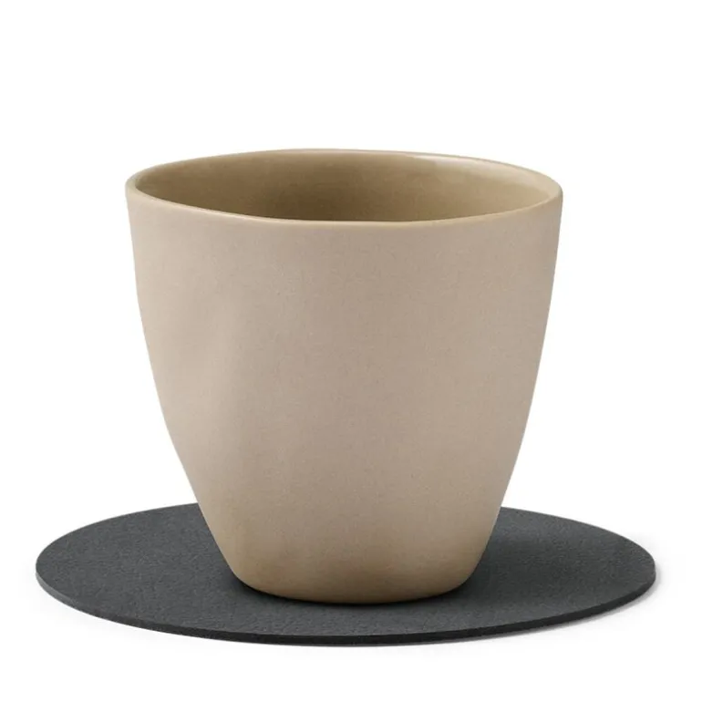 Circle Nupo glassbrikke 10 cm antrasitt