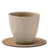 Circle Nupo glassbrikke 10 cm nougat