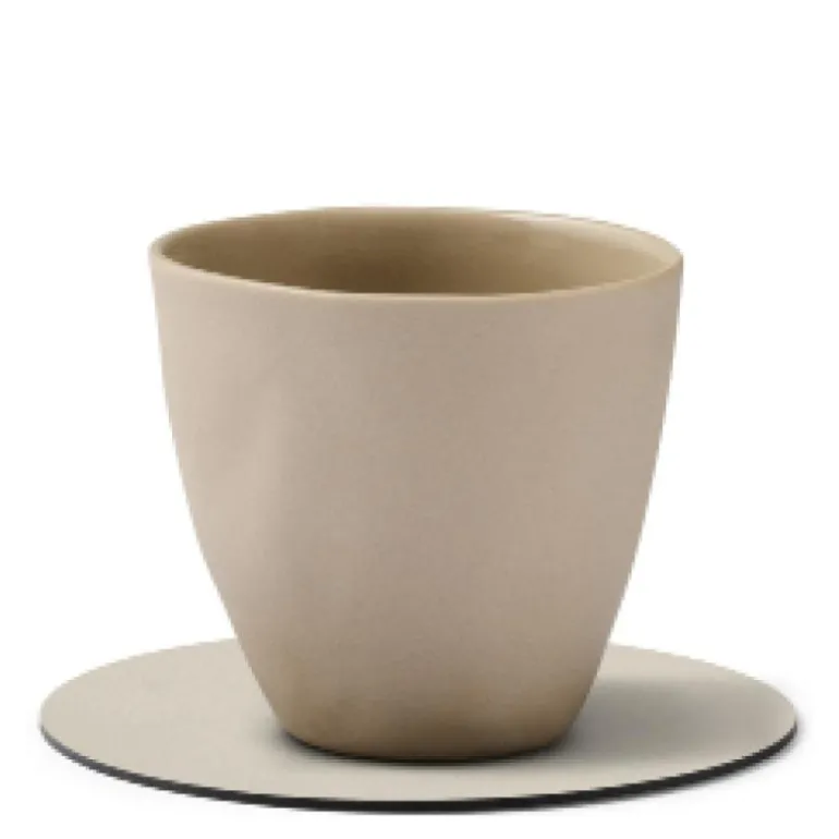 Circle Nupo glassbrikke 10 cm oyster white