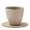 Circle Nupo glassbrikke 10 cm sand