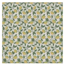 Citroner duk 145x145 cm gul