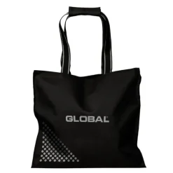 Classic bag nylon med glidelås 40x18 cm svart