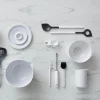 Classic bakepensel 17,8 cm silikon hvit