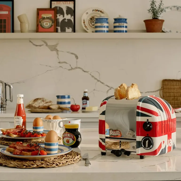 Classic brødrister 2 skiver union jack