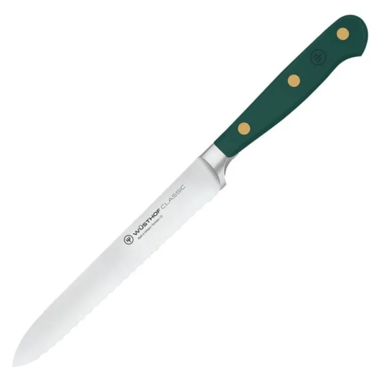 Classic Colour tannet tomat-/pølsekniv 14 cm Fresh Rosemary