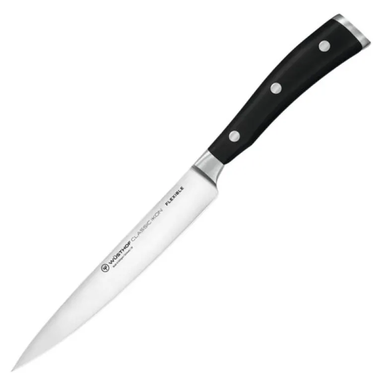 Classic Ikon filetkniv 16 cm fleksibelt blad svart