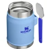 Classic mattermos med skje 0,4L blue sky