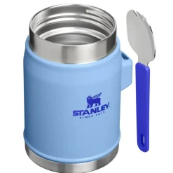 Classic mattermos med skje 0,4L blue sky