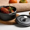 Classic minigryte 10 cm svart/akasie