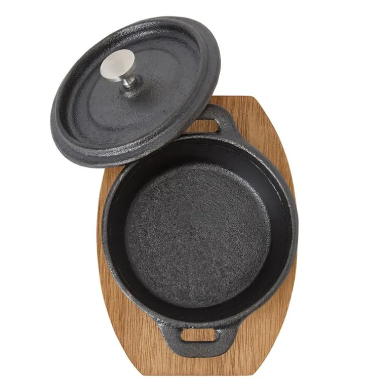 Classic minigryte 10 cm svart/akasie