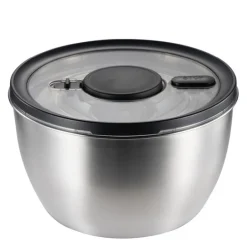 Classic salatslynge 5,4L børstet rustfritt stål/svart