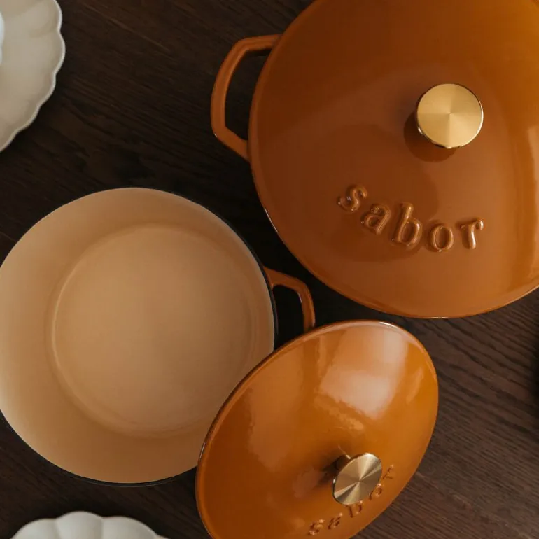 Classic støpejernsgryte 6,7L pumpkin spice