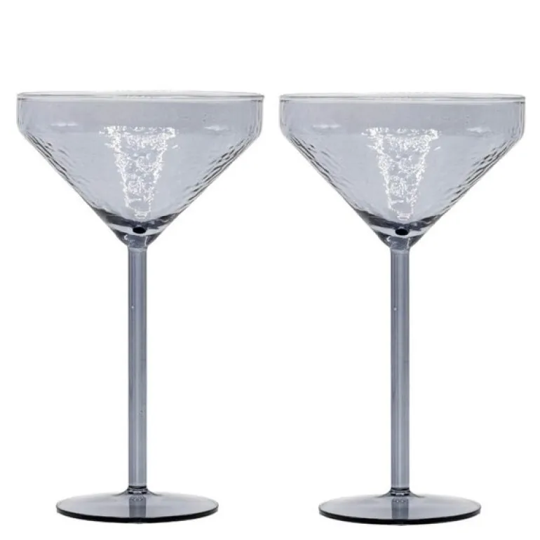 Claude cocktailglass 25 cl 2 stk grå