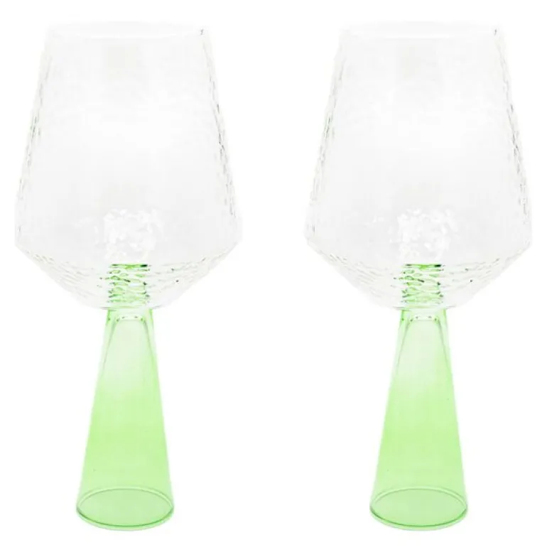 Claude vinglass 40 cl 2 stk grønn/klar